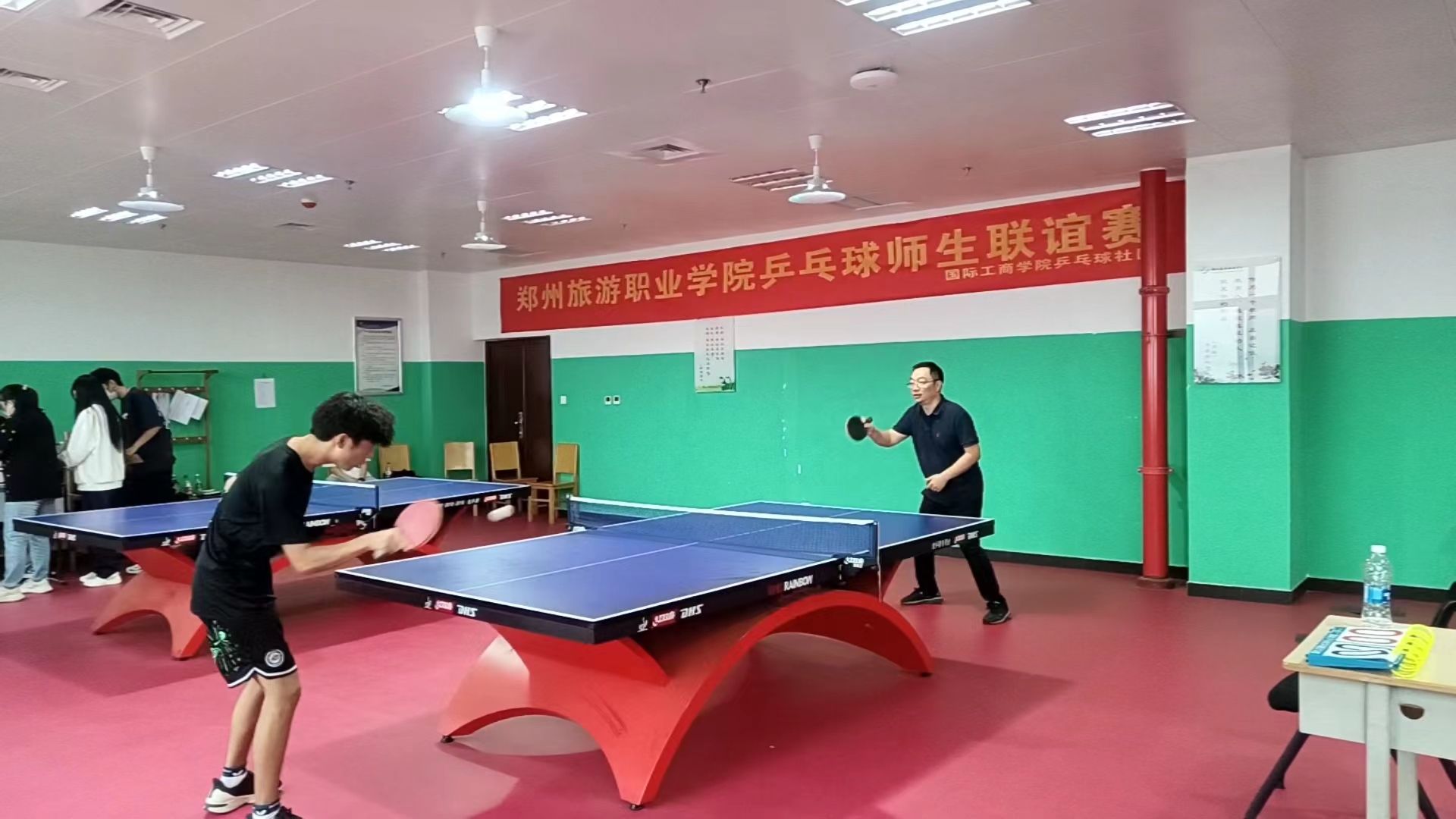 pp电子游戏平台网站乒乓球师生联谊赛